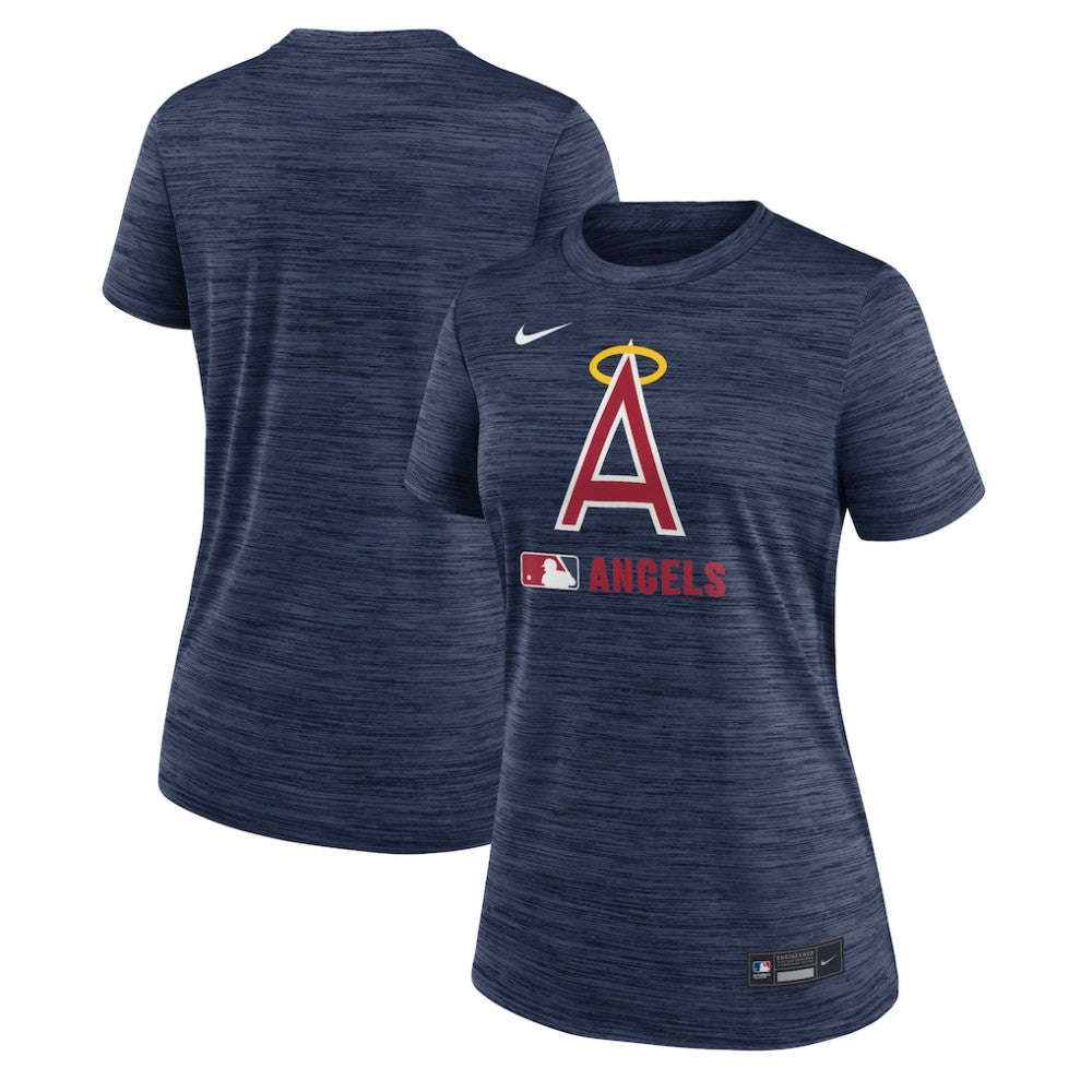 Los Angeles Angels Nike Women's Authentic Collection Alternate Logo Velocity Dri-FIT T-Shirt Lifestyle