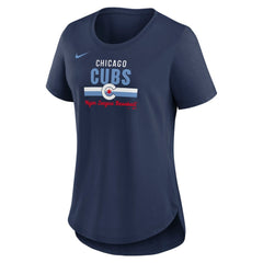 Chicago Cubs Nike Women's City Connect Lockup Tri-Blend T-Shirt discount