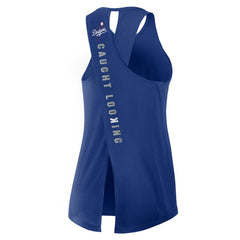 Los Angeles Dodgers Nike Open-Back Crisscross Dri-FIT Tank Top Clearance