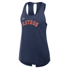 Houston Astros Nike Open-Back Crisscross Dri-FIT Tank Top Clearance