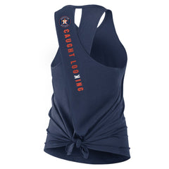Houston Astros Nike Open-Back Crisscross Dri-FIT Tank Top Clearance