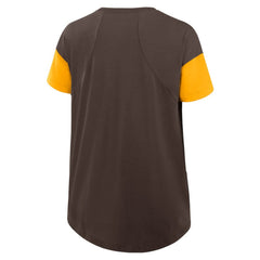 San Diego Padres Nike Women's Flowy Fashion Tri-Blend Dri-FIT T-Shirt Sale