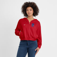 Philadelphia Phillies Nike Women's Cropped Chill Full-Zip Hoodie Online