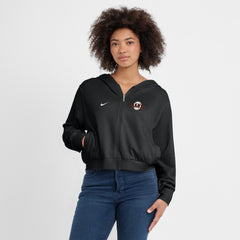 San Francisco Giants Nike Women's Cropped Chill Full-Zip Hoodie On Sale