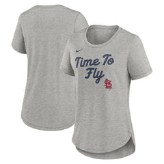 St. Louis Cardinals Nike Women's Script Tri-Blend T-Shirt Online