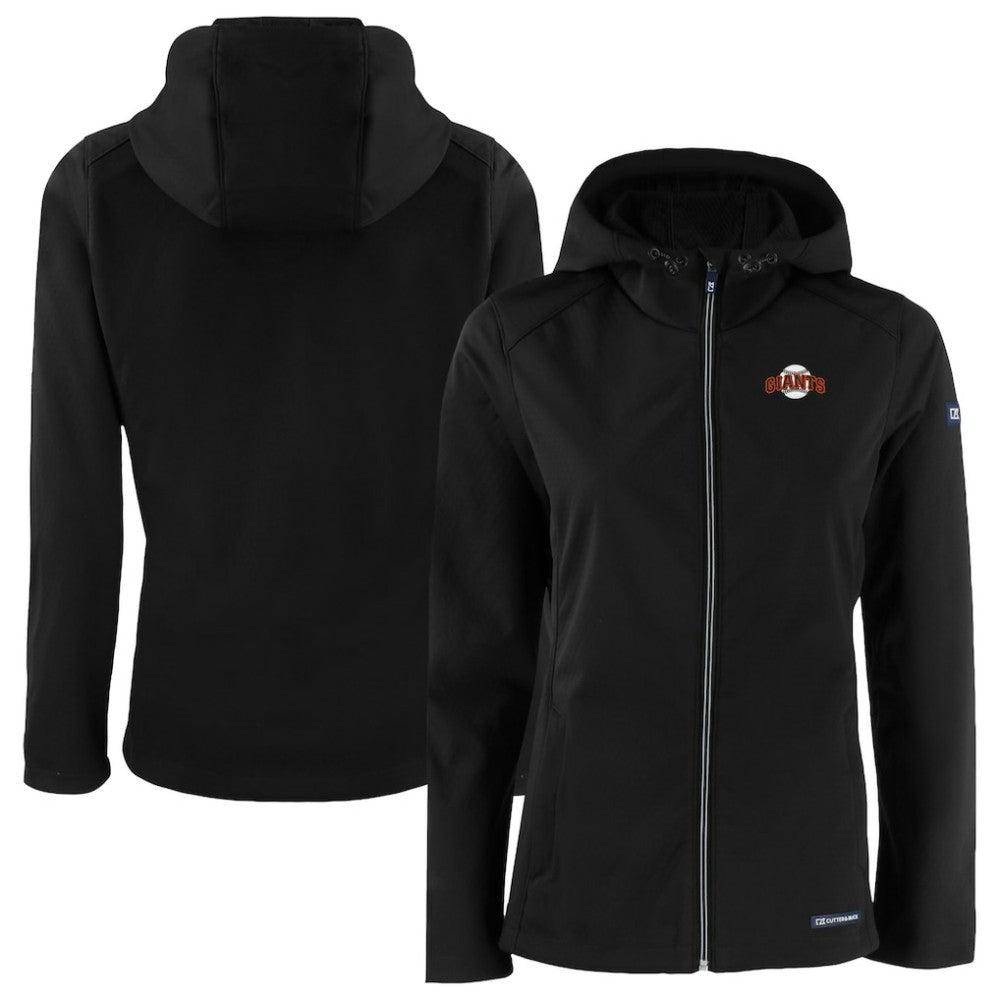 San Francisco Giants Cutter & Buck Women's Evoke Eco Softshell Recycled Full-Zip Jacket Clearance