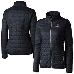 Los Angeles Dodgers Cutter & Buck Women's Rainier PrimaLoft Eco Insulated Full-Zip Puffer Jacket Sale