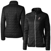 Cincinnati Reds Cutter & Buck Women's Cooperstown Collection Rainier PrimaLoft Eco Insulated Full-Zip Puffer Jacket for sale