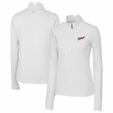 Detroit Tigers Cutter & Buck Women's Traverse Stretch Quarter-Zip Pullover Top Near Me