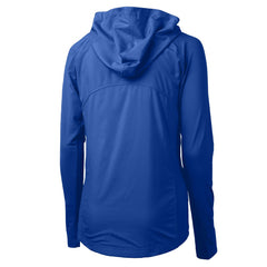 Los Angeles Dodgers Cutter & Buck Women's Adapt Eco Knit Hybrid Recycled Full-Zip Hoodie for sale