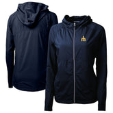 Seattle Mariners Cutter & Buck Women's Adapt Eco Knit Hybrid Recycled Full-Zip Hoodie discount