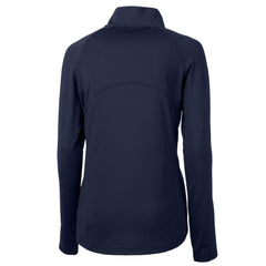 Los Angeles Dodgers Cutter & Buck Women's DryTec Adapt Eco Knit Stretch Recycled Raglan Half-Zip Top Clearance