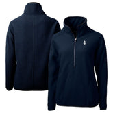 Chicago Cubs Cutter & Buck Women's Cooperstown Collection Cascade Eco Sherpa Fleece Half-Zip Pullover Jacket for sale