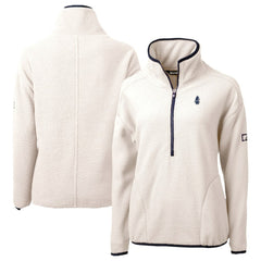 Chicago Cubs Cutter & Buck Women's Cooperstown Collection Cascade Eco Sherpa Fleece Half-Zip Pullover Jacket for sale