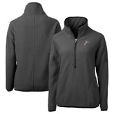Cincinnati Reds Cutter & Buck Women's Cooperstown Collection Cascade Eco Sherpa Fleece Half-Zip Pullover Jacket Clearance