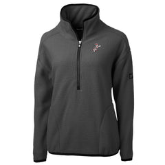 Cincinnati Reds Cutter & Buck Women's Cooperstown Collection Cascade Eco Sherpa Fleece Half-Zip Pullover Jacket Clearance