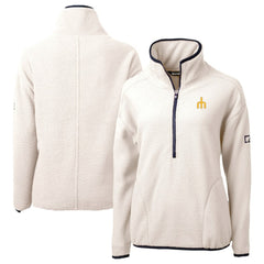 Seattle Mariners Cutter & Buck Women's Cascade Eco Sherpa Fleece Half-Zip Pullover Jacket discount