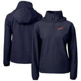 Detroit Tigers Cutter & Buck Women's Charter Eco Recycled Half-Zip Anorak Jacket for sale