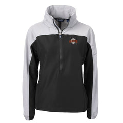 San Francisco Giants Cutter & Buck Women's Charter Eco Recycled Half-Zip Anorak Jacket On Sale