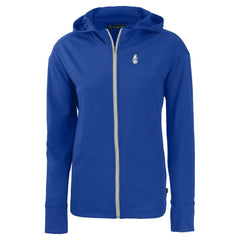 Chicago Cubs Cutter & Buck Women's Cooperstown Collection Daybreak Eco Recycled Full-Zip Hoodie Jacket Sale