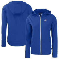 Los Angeles Dodgers Cutter & Buck Women's Daybreak Eco Recycled Full-Zip Hoodie Jacket discount