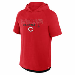 Cincinnati Reds Fanatics Clubhouse Optimal Play Raglan Hoodie T-Shirt Clearance