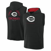 Cincinnati Reds Fanatics Fire Speed Sleeveless Pullover Hoodie On Sale