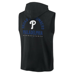 Philadelphia Phillies Fanatics Fire Speed Sleeveless Pullover Hoodie Lifestyle