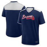 Atlanta Braves Fanatics Walk Off V-Neck T-Shirt On Sale