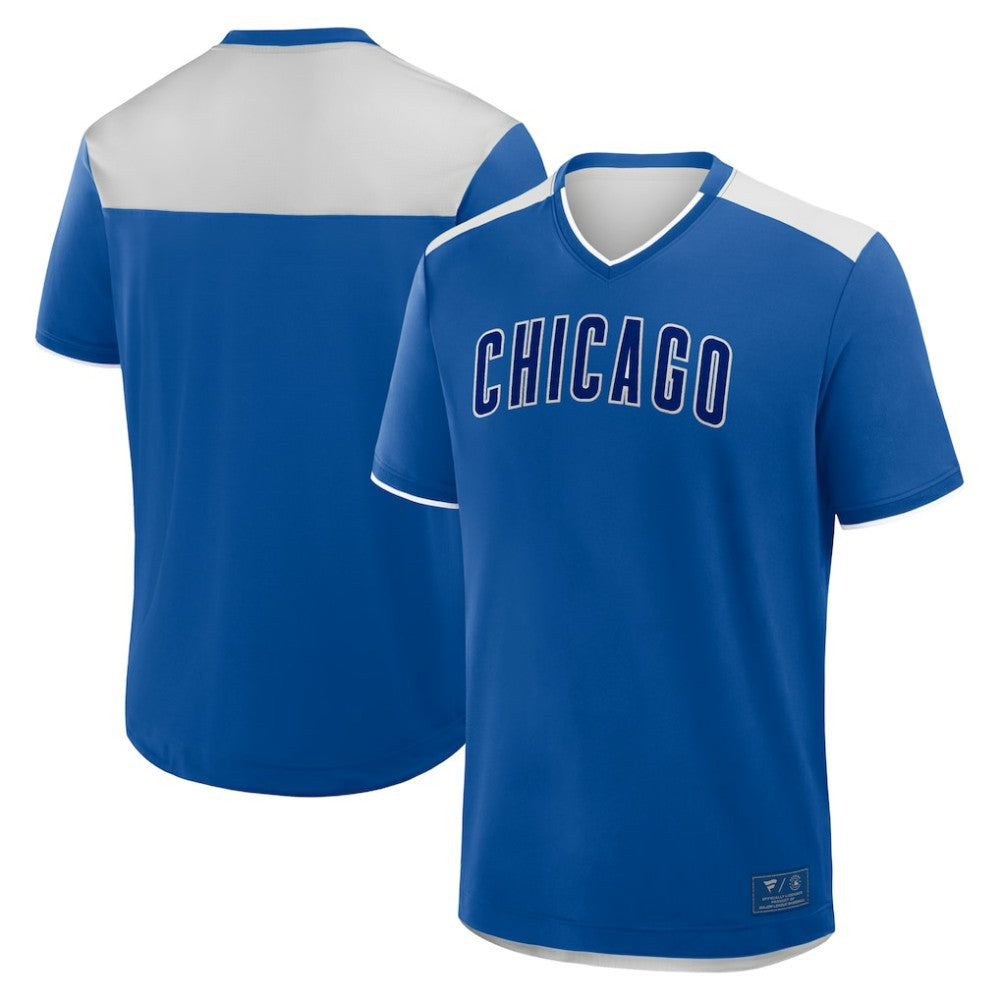 Chicago Cubs Fanatics Walk Off V-Neck T-Shirt discount