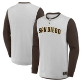 San Diego Padres Fanatics Clubhouse Long Sleeve Henley Shirt Near Me