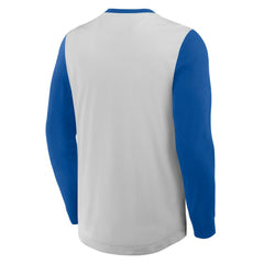 Chicago Cubs Fanatics Clubhouse Long Sleeve Henley Shirt Lifestyle