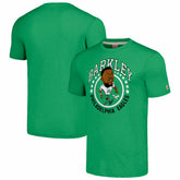Saquon Barkley Philadelphia Eagles Homage Unisex Caricature Player Tri-Blend T-Shirt Kelly Green - NFL