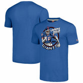 Lawrence Taylor New York Giants Homage Unisex Caricature Retired Player Tri-Blend T-Shirt Royal - NFL