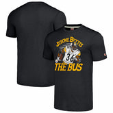 Jerome Bettis Pittsburgh Steelers Homage Caricature Retired Player Tri-Blend T-Shirt Charcoal - NFL