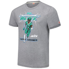Ahmad Sauce Gardner New York Jets Homage Unisex NFL Blitz Player Tri-Blend T-Shirt Heathered Gray - NFL