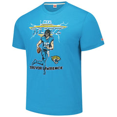 Trevor Lawrence Jacksonville Jaguars Homage Unisex NFL Blitz Player Tri-Blend T-Shirt Teal - NFL