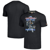 Bo Jackson Las Vegas Raiders Homage Unisex NFL Blitz Retired Player Tri-Blend T-Shirt Heathered Charcoal - NFL