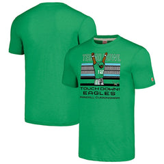 Randall Cunningham Philadelphia Eagles Homage Unisex Tecmo Bowl Retired Player Graphic Tri-Blend T-Shirt Kelly Green - NFL
