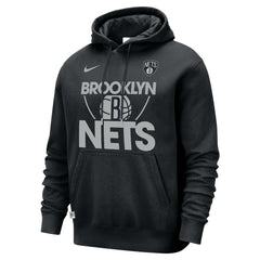 Nike - Brooklyn Nets Courtside Club Pullover Hoodie - Black