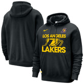 Nike - Los Angeles Lakers Courtside Club Pullover Hoodie - Black