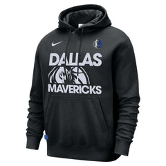 Nike - Dallas Mavericks Courtside Club Pullover Hoodie - Black