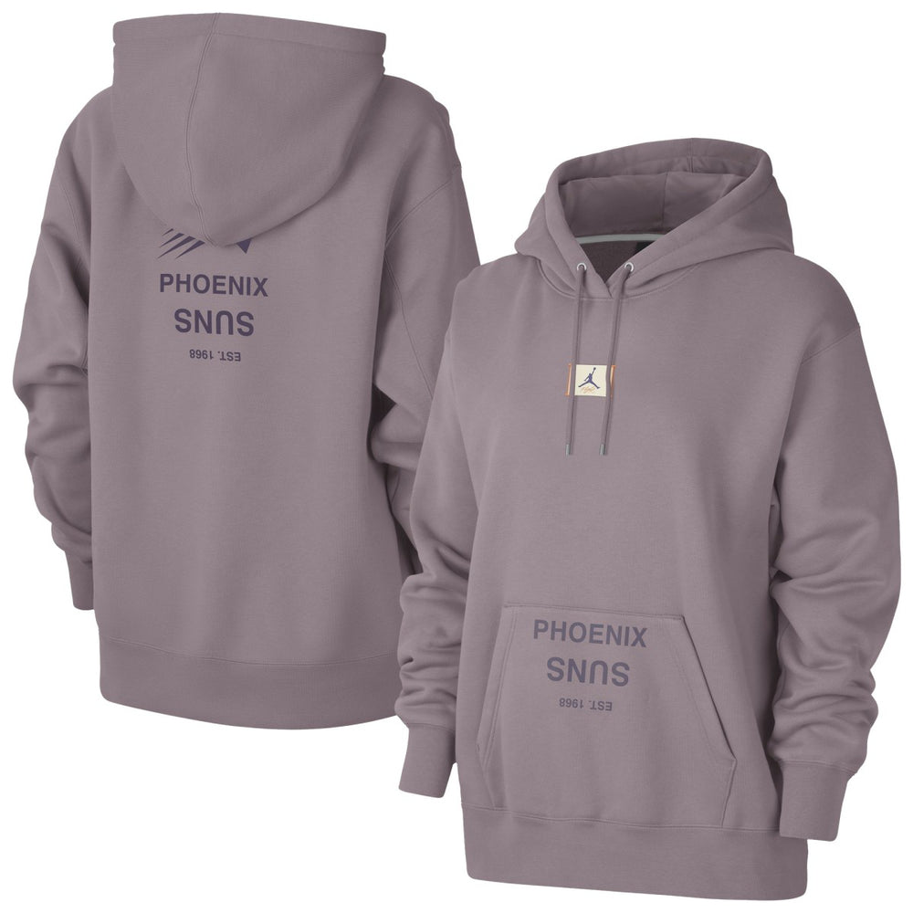 NBA - Phoenix Suns Jordan Brand Women's Courtside Statement Edition Premium Pullover Hoodie - Purple