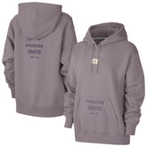 NBA - Phoenix Suns Jordan Brand Women's Courtside Statement Edition Premium Pullover Hoodie - Purple