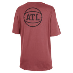 NBA - Atlanta Hawks Jordan Brand Women's Courtside Statement Edition Boyfriend T-Shirt - Red