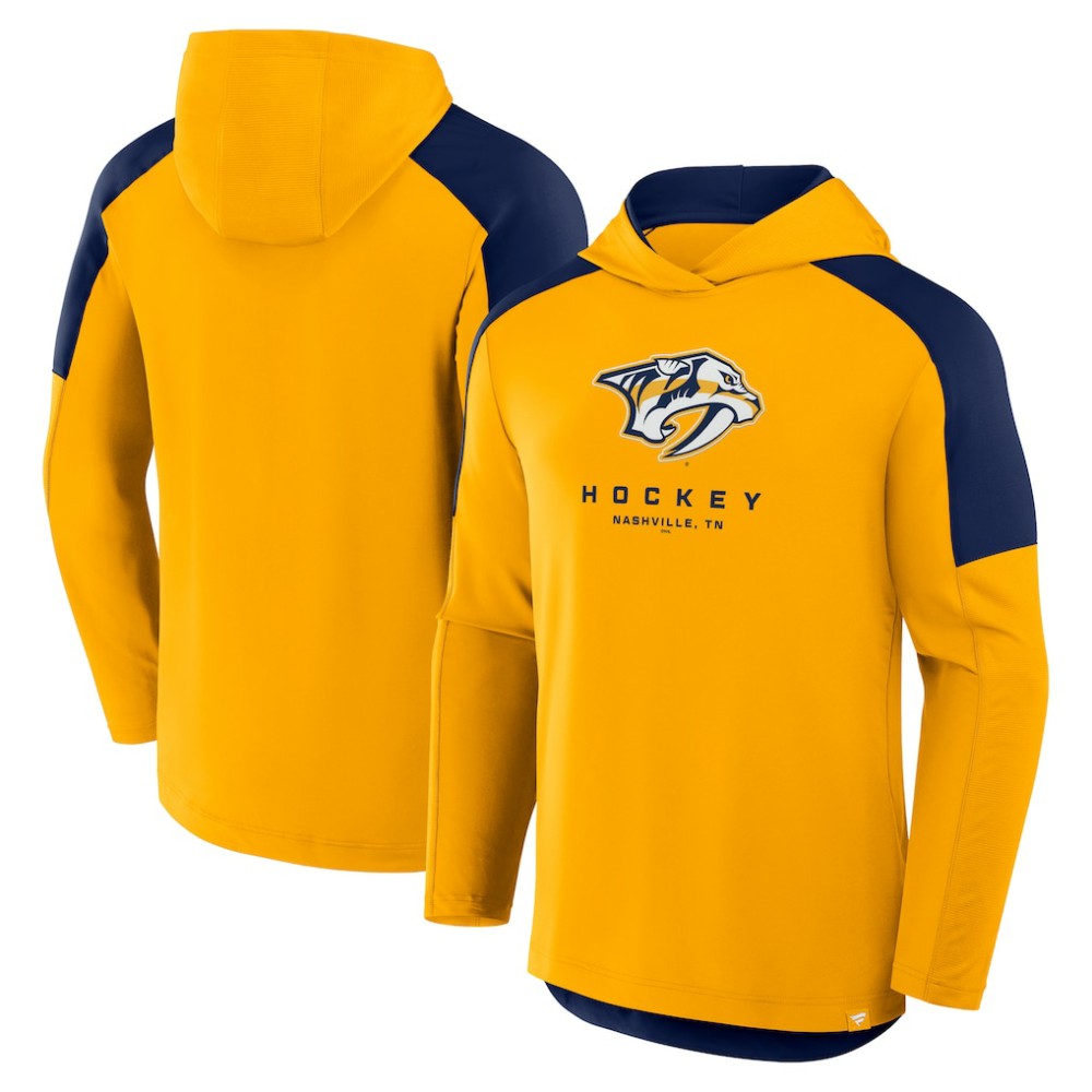 Nashville Predators - Fanatics Meta Game Transitional Pullover Hoodie Gold