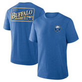 Buffalo Sabres - Fanatics Fan Lanes Tri-Blend T-Shirt Heather Royal