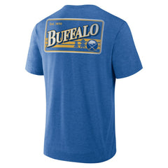 Buffalo Sabres - Fanatics Fan Lanes Tri-Blend T-Shirt Heather Royal