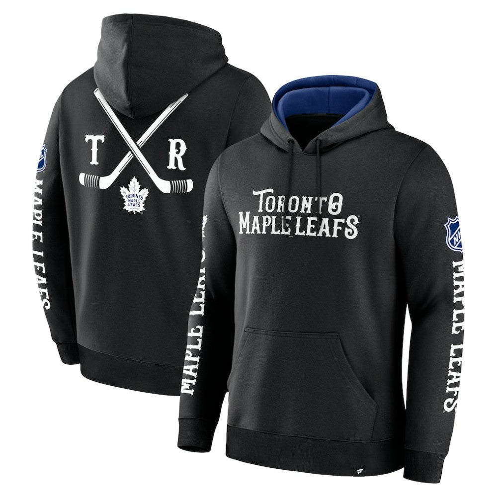 Toronto Maple Leafs - Fanatics Big City Legacy Fleece Pullover Hoodie Black