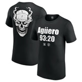 "Stone Cold" Steve Austin WWE x Manchester City Aguero 93:20 T-Shirts - Black